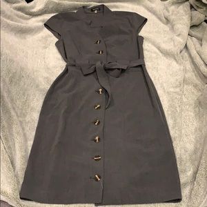 Dark Grey/charcoal button down dress